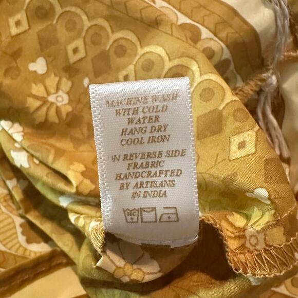 Christy Dawn Tallulah Midi Cottagecore Dress Size XS Goldenrod - Picture 6 of 14